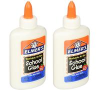 Elmers Liquid School Glue rEpMsc, Washable, 4 Ounces, 2 Count