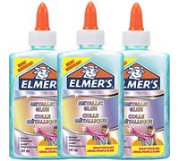 Elmer's Metallic PVA Glue | Teal | 147 mL | Washable & Kid Friendly | Great for Making Slime | Washable & Kid Friendly | 1 Count