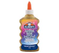 Elmer's Glitter Glue, Gold, Washable & Child Friendly, 177 mL - Great for Making Slime