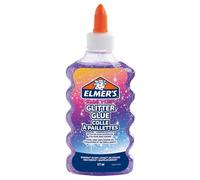 Elmer's PVA Glitter Glue | Purple | 177 ml | Washable & Kid Friendly | Great for Arts & Crafts Projects
