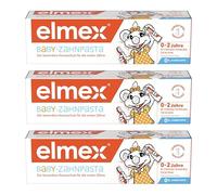 Elmex Baby Toothpaste 0-2 Years, Protects Enamel and is Gentle on Gums, 50 ml (Pack of 3)