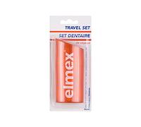 ELMEX Dental Care Travel Kit - Toothpaste & Toothbrush Set - Flavourless - Kids