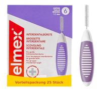 elmex Interdental Brushes Purple ISO Size 6 (1.1mm) Pack of 25