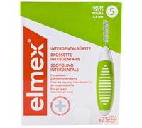 Elmex Interdental Brushes Size 5 - 0.8Mm 3 X 25 Pieces XL Pack Including Caps