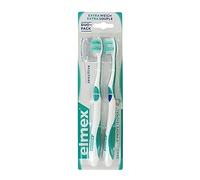 ELMEX Sensitive Extrasoft Duo-Pack Toothbrush, Green, Extra Soft, 2.0 count