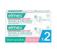 elmex Sensitive Professional Toothpaste Repairs and Prevents Sensitive Teeth 2 x 75 ml | Treatment for Sensitive Teeth | Instant Pain Relief * | Prevents Gum Recession