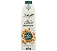 Elmhurst 1925 Unsweetened Almond Drink - Almond Drink with No Added Sugar - Vegan Alternative with Pure Flavour - Smooth & Versatile - Perfect for Coffee, Smoothies, Breakfast & More - 946 ml