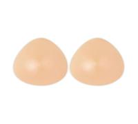 ELMIKA Silicone Breast Forms Mastectomy Prosthesis Triangle Bra Enhancer Inserts Concave Bra Pad DD Cup 1200g/pair