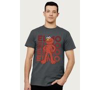 Elmo Strikes A Pose Sesame Street T-Shirt Sesame Street Dark Grey L