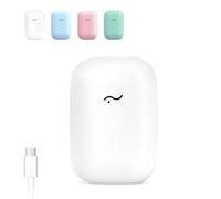 ELMWAY STB-027 Portable UV Toothbrush Sanitizer Case by ELMWAY - Magnetic Wall-Mounted Toothbrush Holder & Travel Case with Fan & Heated Drying (Heating via USB-C) - White