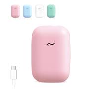ELMWAY STB-027 Portable UV Toothbrush Sanitizer Case by ELMWAY - Magnetic Wall-Mounted Toothbrush Holder & Travel Case with Fan & Heated Drying (Heating via USB-C) - Pink