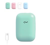 ELMWAY STB-027 Portable UV Toothbrush Sanitizer Case - Magnetic Wall-Mounted Toothbrush Holder & Travel Case with Fan & Heated Drying (Heating via USB-C) - Green