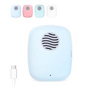 ELMWAY UV Toothbrush Sanitizer Case - Portable Sanitizer with Fan & Mirror - USB Rechargeable - Travel UV Sterilizing Toothbrush Cover - Blue