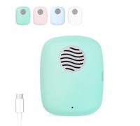 ELMWAY UV Toothbrush Sanitizer Case - Portable Sanitizer with Fan & Mirror - USB Rechargeable - Travel UV Sterilizing Toothbrush Cover - Blue or Green (Random)