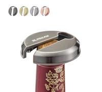 ELMWAY VinoLux Series Magnetic Wine Foil Cutter - Stainless Steel Top & Durable ABS Body, Compact Design with Magnetic Storage, Easy to Use & Portable, for Wine Lovers - Gunmetal