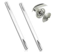 ELNLE Square Pin 8 mm x 150 mm for Door Handle, Fixing Pin Door Handle Steel Spindle Bar Solid Steel Door Fitting Square Pin Door Handle for Door Lock Interior Door