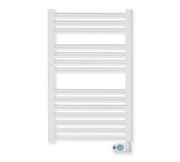 Elnur Tbb8K White Straight Ladder Towel Radiator 870mm(H) X 500mm(W)