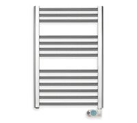 Elnur Tbc8K Chrome Straight Ladder Towel Radiator 870mm(H) X 500mm(W)