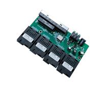 Elnwnnkc 100M Reverse 4F4E Fiber Switcher 4 Fiber Optically Media Converter Fast Ethernet Easy Installation Development Board Networking Switcher