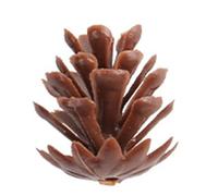 Elnwnnkc 100Pcs Pinecones Charm for Christmas Festivities Realistic Pine Cone Shaped Home Adornment Party Accessories Pine Decoration