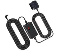 Elnwnnkc 12-24V to 5V 3A Power Cable USB/USB C Port with Switches 24 Hour Driving Recorder Parking Monitors Power Cable