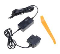 Elnwnnkc 12-24V to 5V 3A Power Cable USB/USB C Port with Switches 24 Hour Driving Recorder Parking Monitors Power Cable
