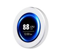 Elnwnnkc 2.8Inch 480x480 USB CPU/GPU Water Cooler Screen Monitor with Music Spectrum Analysis Function Desktop Secondary