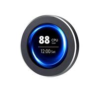 Elnwnnkc 2.8Inch 480x480 USB CPU/GPU Water Cooler Screen Monitor with Music Spectrum Analysis Function Desktop Secondary