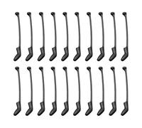 Elnwnnkc 20pcs Silicone Fish Hook Sleeve Anti Entanglement D Rigs Aligners Terminals Tackle Sleeves Fishing Accessories Fishing Drill Accessories