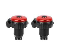 Elnwnnkc 2pack Bike Rearview Mirroring with Rotating Light Weight Folded Bicycles Mirroring for Strengthen Road Security Acrylic Bike