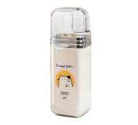 Elnwnnkc 3in1 Toothbrush Case with Covers Mouthwash Cup, Kitten