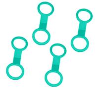 Elnwnnkc 4Pcs Silicone Snorkels Strap Keeper Retainer Clip Breathing Tube Scubas Diving Tube Holder Easy Use Silicone Snorkels Strap