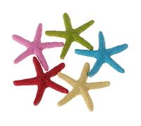 Elnwnnkc 5 Pcs Artificial Fake Seastars Coral Ornaments Aquarium Decorations Simulation Adornment for Fish for Aquarium Heater Light Thermometers Gravel Pump Sand Decorations