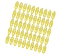 Elnwnnkc 50Pcs Spoon Metal Hard Spinner Baits Fish Lures Spinner Swimbaits Sequins Lures Baits Making Spoons Rigs Slices Fishing Making