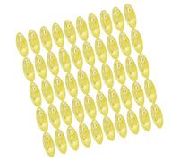 Elnwnnkc 50Pcs Spoon Metal Hard Spinner Baits Fish Lures Spinner Swimbaits Sequins Lures Baits Making Spoons Rigs Slices Fishing Making