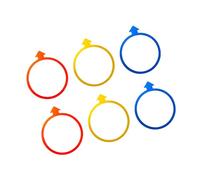 Elnwnnkc 6Pcs Arrows Patterned Speed Rings for Athletic Conditioning Preschool Sensory Activity and Team Sports Training Fitness Football Training Cones Basketball and Early Education Development
