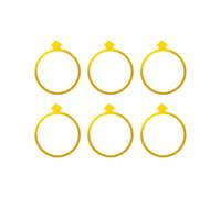 Elnwnnkc 6Pcs Arrows Patterned Speed Rings for Athletic Conditioning Preschool Sensory Activity and Team Sports Training Fitness Football Training Cones Basketball and Early Education Development