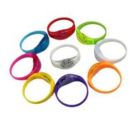 Elnwnnkc 9Pcs LED Glowing Bracelets for Running Concerts Parties Night Light Silicone Wristbands Glowing Party Supplies Bracelets with Multiple Lighting Effect