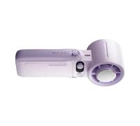 Elnwnnkc Air Cooling Fan Pocket Fan Small Desk Handheld 6000mAh Quiet 199 Speed Setting Texture for Children Portable with Display