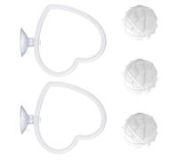 Elnwnnkc Aquarium Pet Fish Entertainment Items 2PCS Exercise Circles with Floating Spheres to Keep Your Fish Active and Stimulated Fry Cistern Dolls