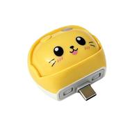 Elnwnnkc Auto Disconnect Charging Adapter Cartoon Pattern Fully Charged Separator 140W Type C Intelligent Power Cut-Off Protectors Fast Charging Safe Adapter Thin ABS Link