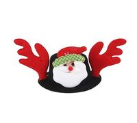 Elnwnnkc Cartoon Christmas Theme Hat for Christmas Mischievous Party Hat Pet Keep Warm with Adjustable Neck Strap Pet for for Small Animal for Dogs