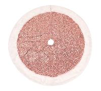 Elnwnnkc Color Sequins Plush Christmas Tree Skirt Christmas Decorations Tree Apron Merry Ornament Carpet