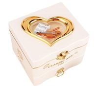 Elnwnnkc Creative Mechanical Jewelry Box Wind Up Not Batteries Required Smooth Sound Artistic Decor Ornament Small Box