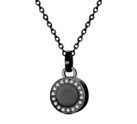 Elnwnnkc Cremation Urn Necklace Sparkling Secure Compartment for Pet Ashes Jewelry Memory Pet Necklace