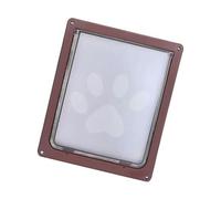 Elnwnnkc Dog Door for Screen Doors Lockable Pet Door with 2-Way Security Easy Install for Cats Dogs Entry Exit Safe Dog Flap with Clear View Easy Installation