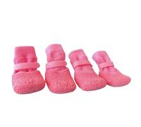 Elnwnnkc Dog Paw Protectors, Nonslip Pet Shoes, 4lots, M, E M | Silicones Antislip for Hot Pavement, Comfortable Wear and Outdoor Pet Footwear with Easy Cleanup