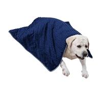 Elnwnnkc Dog Rug Strong Polyester Pet Blanket Cover with Glass Bead Insert Worried Dogs and Provide Warmth Dog Calming
