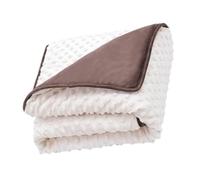 Elnwnnkc Dog Rug Strong Polyester Pet Blanket Cover with Glass Bead Insert Worried Dogs and Provide Warmth Dog Calming