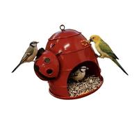 Elnwnnkc Duty Iron Bird Feeding Tray with Safe Cover Perfect for Various Cage Types and Birds High Temperature Paint Bird